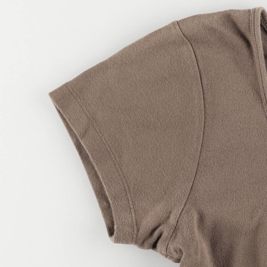 00'S Harley-Davidson Motorcycle Bike T-shirt Women's L size cotton brown type Vintage Second Hand