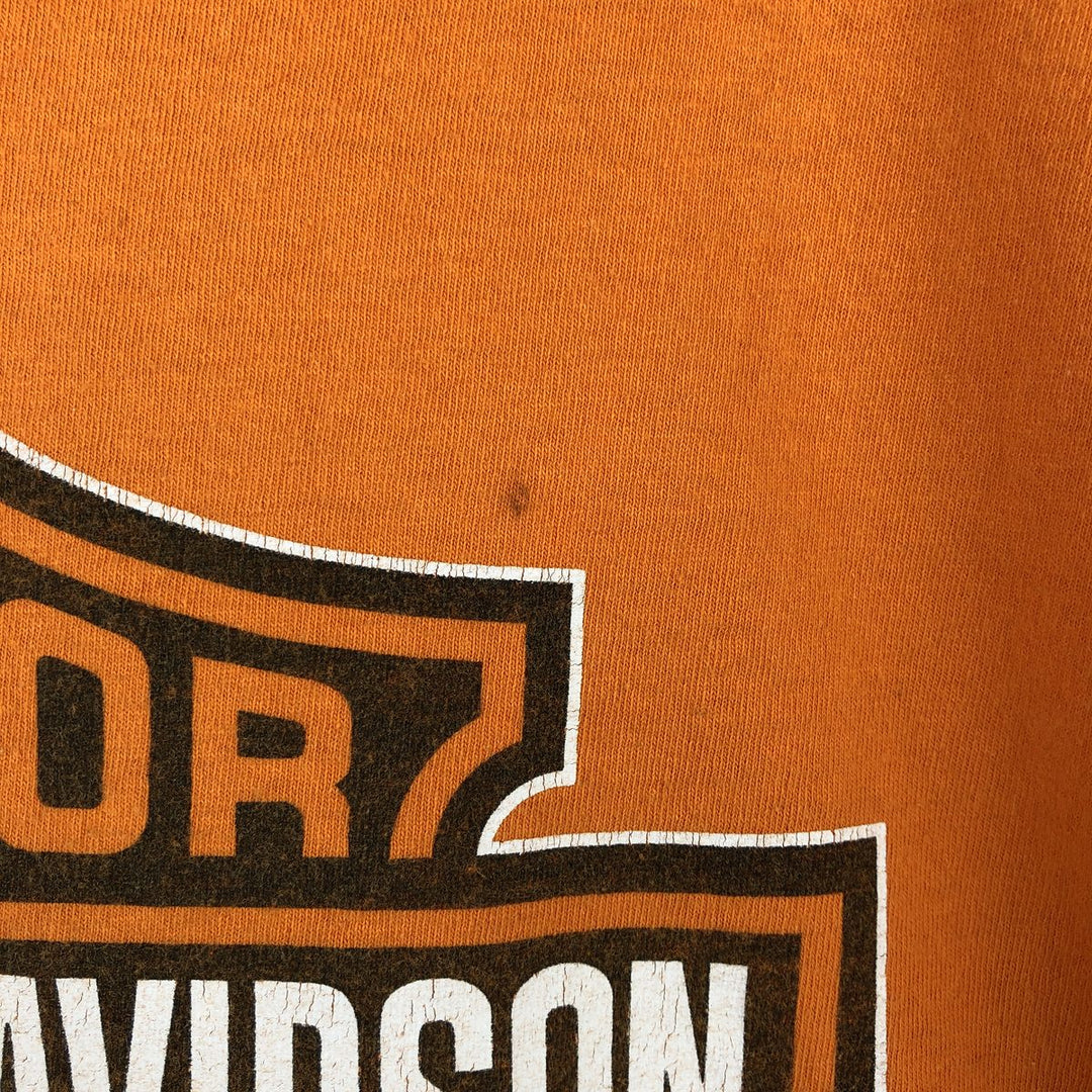 Harley-Davidson Motorcycle Bike T-shirt for women, size M unclear orange type Vintage Second Hand