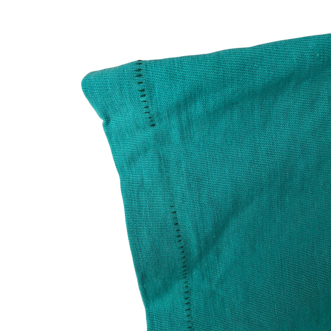 Vintage 1970'S Champion Bartag College T-shirt, Made in USA, Women's Size Medium cotton turquoise blue Vintage Second Hand