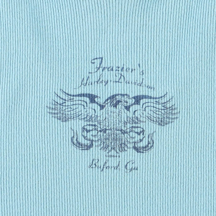 00'S Harley-Davidson Tank Top Made in USA Women's XL cotton Blue type light blue Vintage Second Hand