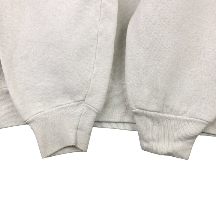 Vintage 90'S Fruit of the Loom print sweatshirt, made in the USA, size L, women's cotton white type Vintage Second Hand