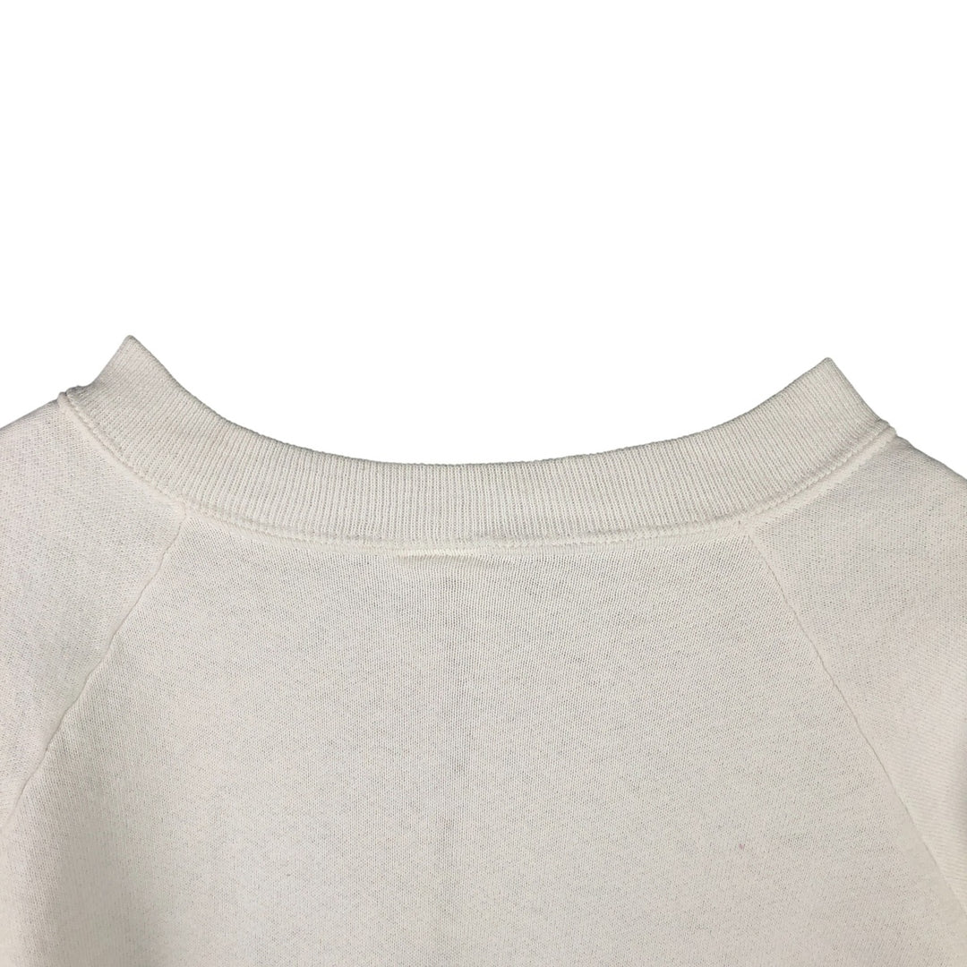 Vintage 90'S Fruit of the Loom print sweatshirt, made in the USA, size L, women's cotton white type Vintage Second Hand
