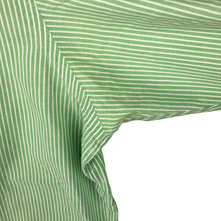 Ralph Lauren POLO by Ralph Lauren CUSTOM FIT long-sleeved button-down striped shirt, men's size XL cotton Mint green Vintage Second Hand