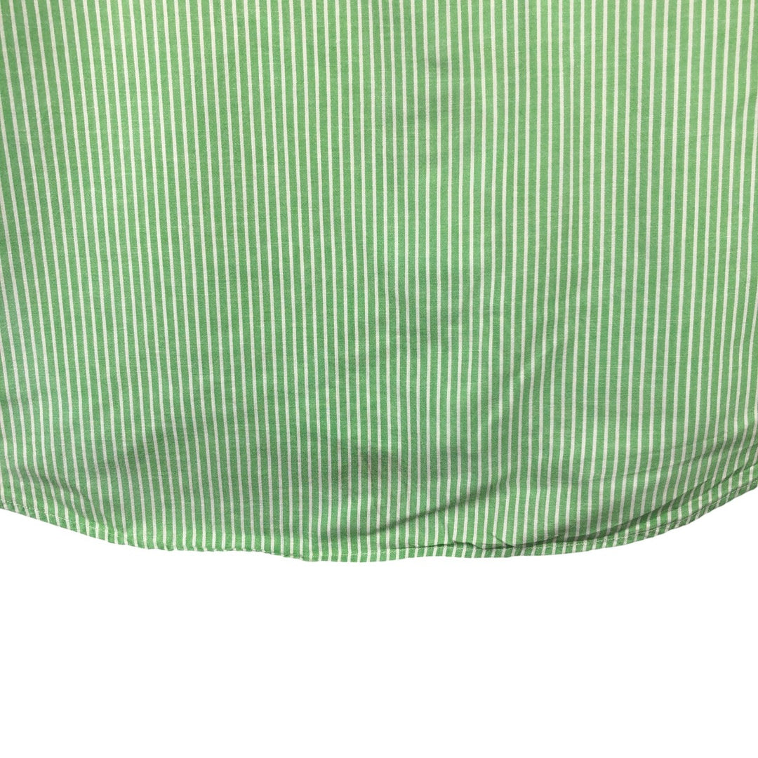 Ralph Lauren POLO by Ralph Lauren CUSTOM FIT long-sleeved button-down striped shirt, men's size XL cotton Mint green Vintage Second Hand