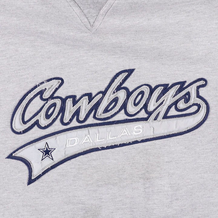 Vintage 90s-00'S Puma NFL Dallas Cowboys sweatshirt, size L, men's cotton gray type Vintage Second Hand