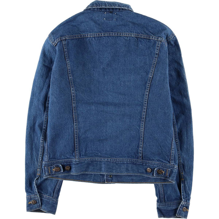 Vintage 1980'S Lee denim jacket, made in Canada, size L, men's cotton blue type Vintage Second Hand