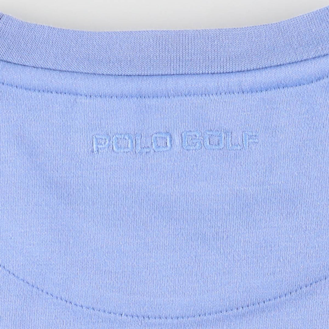 Ralph Lauren POLO GOLF sweatshirt, men's size XL Pima Cotton Purple type blue-purple Vintage Second Hand