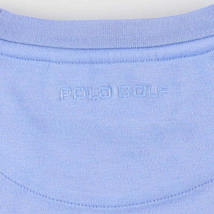 Ralph Lauren POLO GOLF sweatshirt, men's size XL Pima Cotton Purple type blue-purple Vintage Second Hand