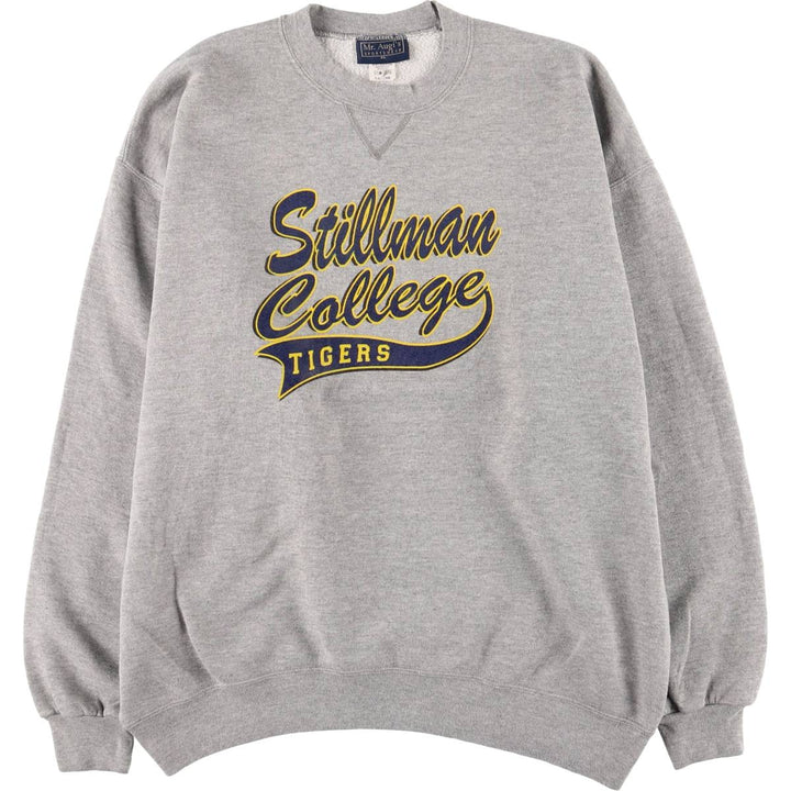 Mr. Augi's Vintage College Sweatshirt, Made in USA, Men's Size XL cotton gray type Vintage Second Hand