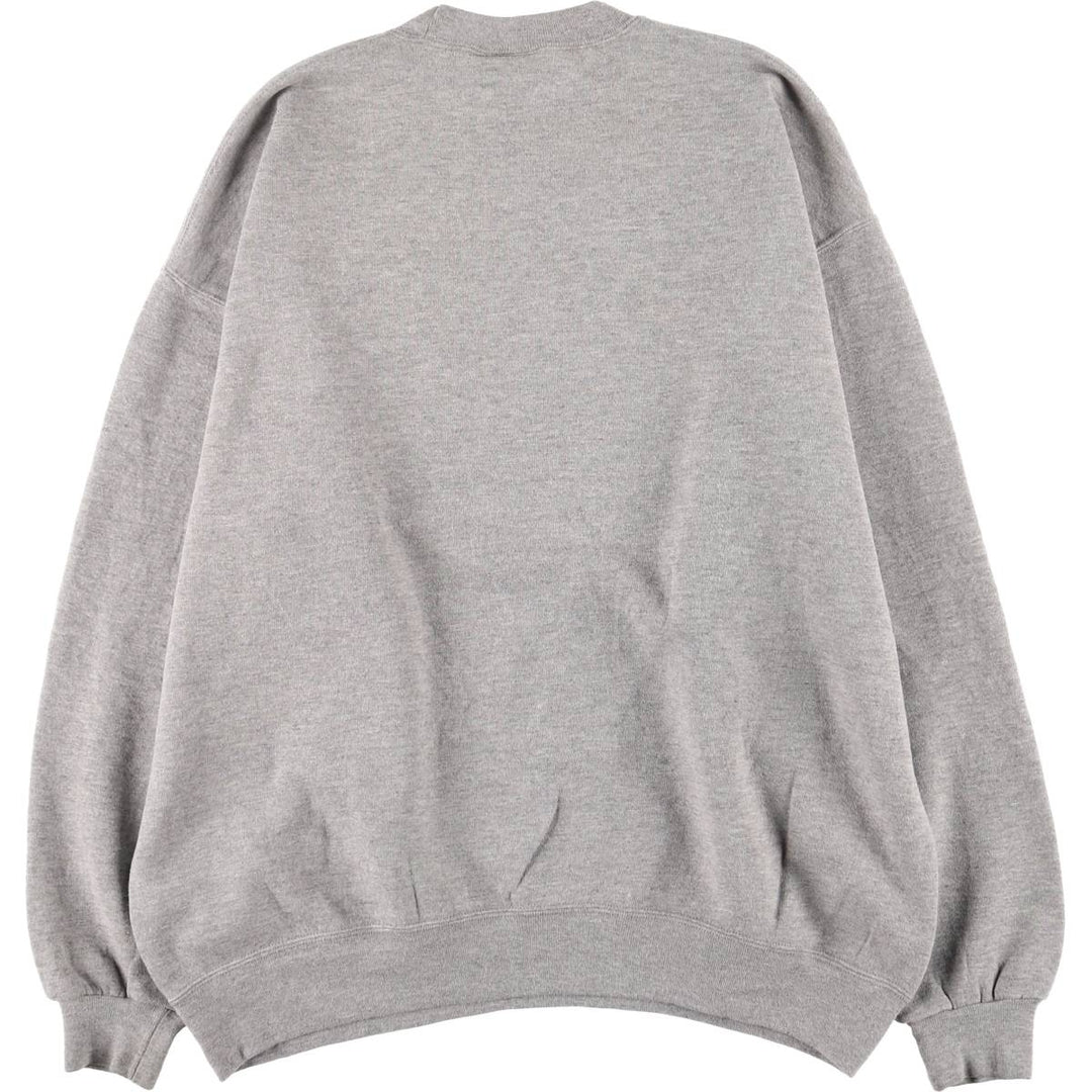 Mr. Augi's Vintage College Sweatshirt, Made in USA, Men's Size XL cotton gray type Vintage Second Hand