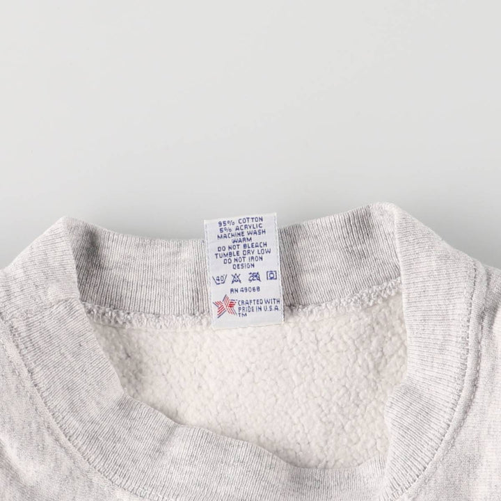 Vintage 80s-90'S SOFFE SUPER SWEATS college sweatshirt, made in the USA, size L, men's cotton gray type Vintage Second Hand