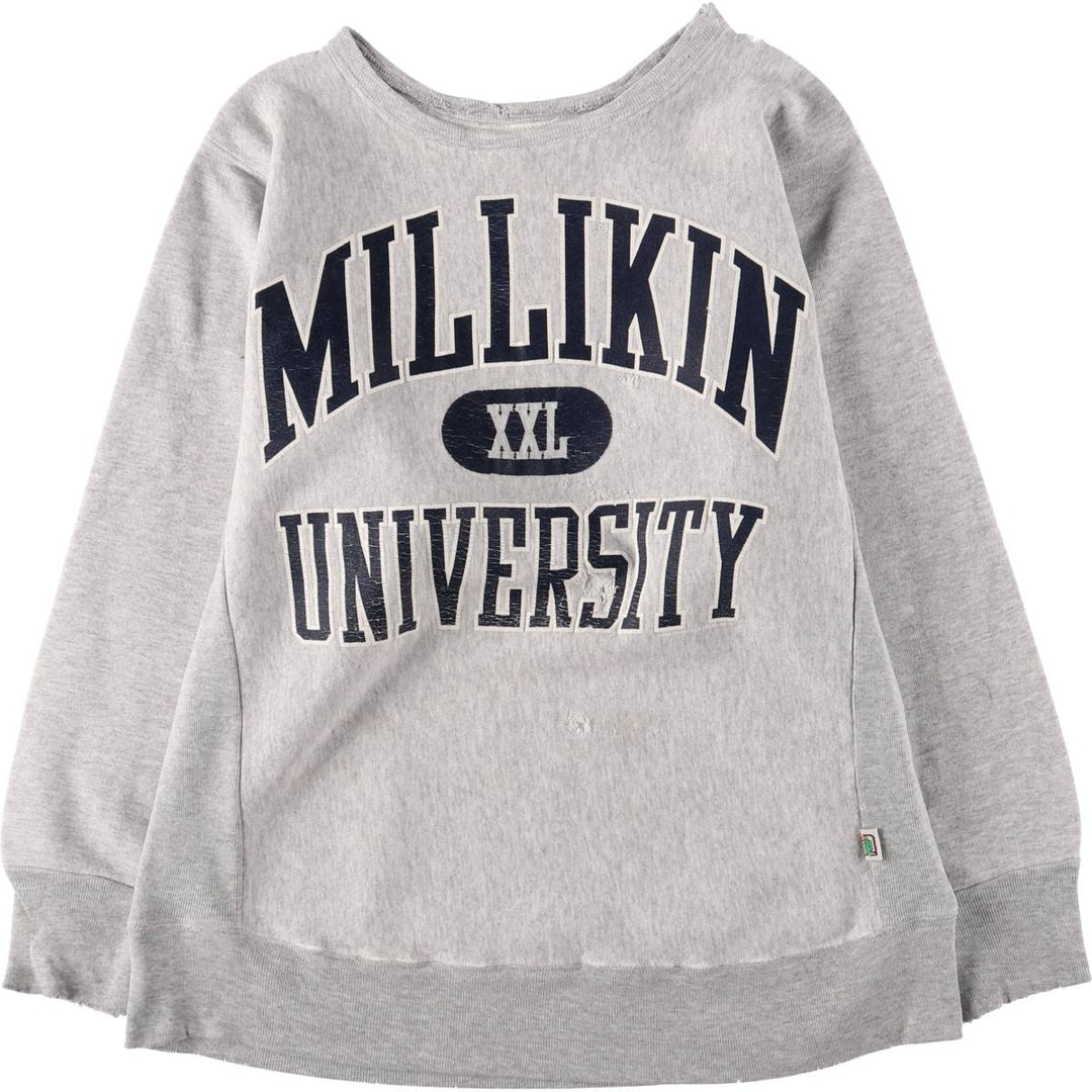 Vintage 90'S DESERT SPORTSWEAR college sweatshirt, made in the USA, size L, men's cotton gray type Vintage Second Hand