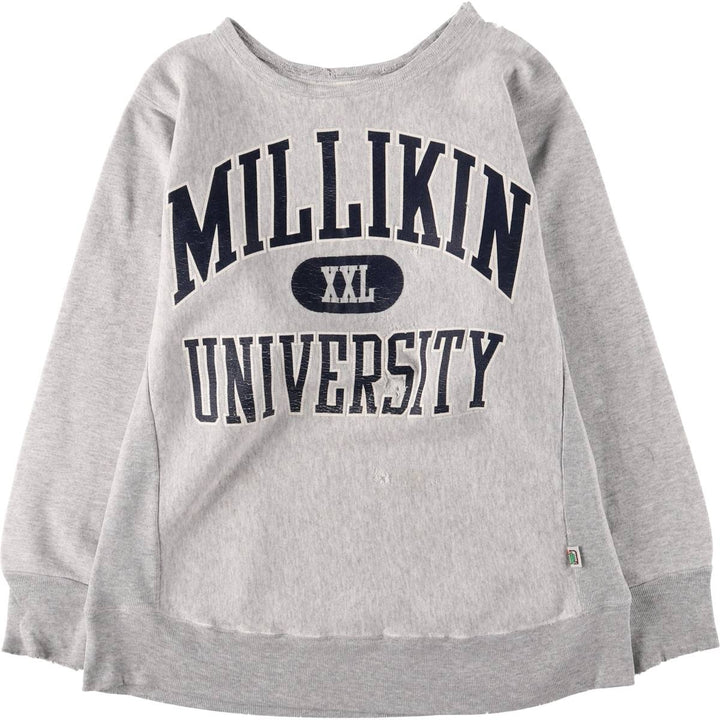 Vintage 90'S DESERT SPORTSWEAR college sweatshirt, made in the USA, size L, men's cotton gray type Vintage Second Hand
