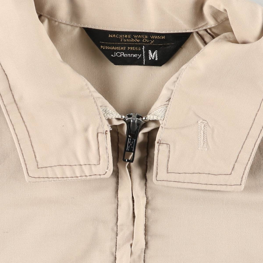 Vintage 70s-80'S JCPenney Harrington Jacket, Swing Top, Men's Size Medium unclear Beige type Vintage Second Hand