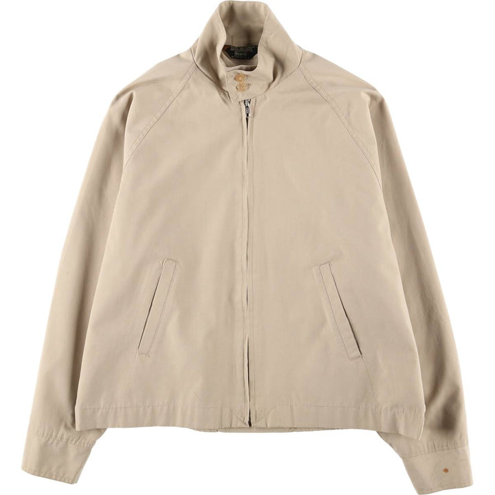 Vintage 70s-80'S Sears Harrington Swing Jacket, Men's Size L cotton Beige type Vintage Second Hand