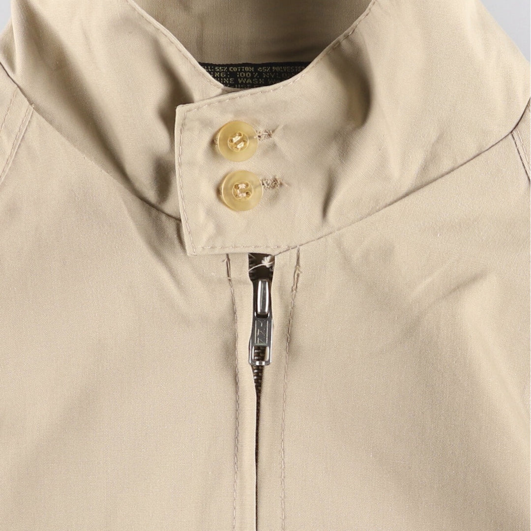 Vintage 70s-80'S Sears Harrington Swing Jacket, Men's Size L cotton Beige type Vintage Second Hand