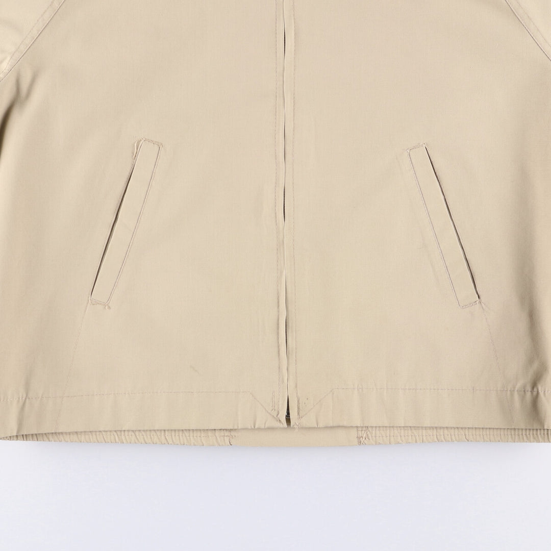 Vintage 70s-80'S Sears Harrington Swing Jacket, Men's Size L cotton Beige type Vintage Second Hand