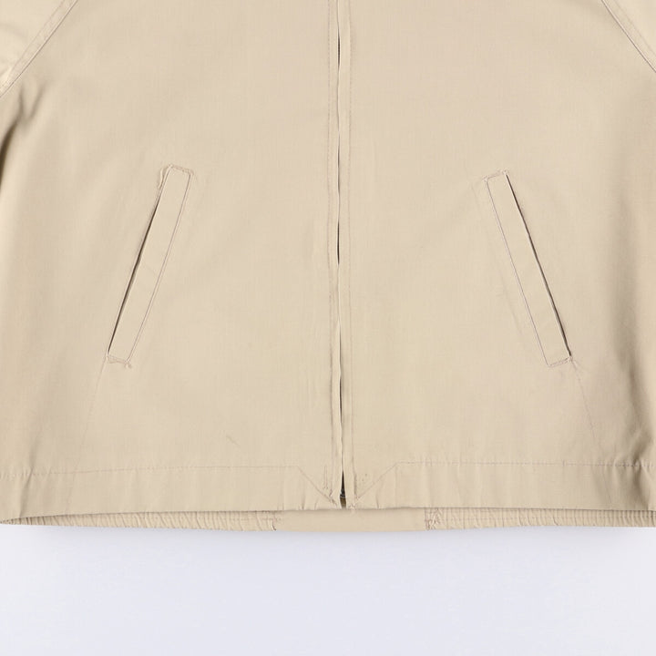 Vintage 70s-80'S Sears Harrington Swing Jacket, Men's Size L cotton Beige type Vintage Second Hand