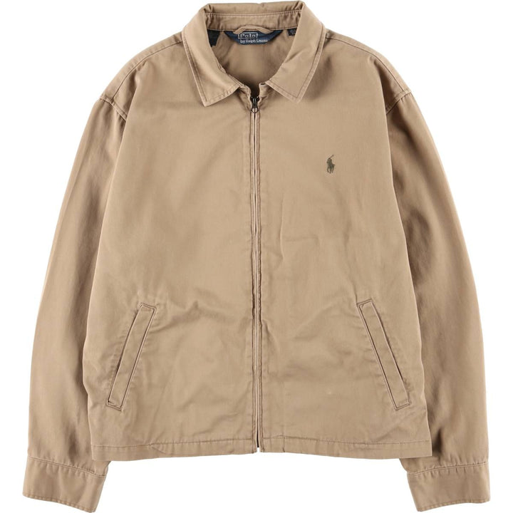 Ralph Lauren POLO by Ralph Lauren Swing Top Sports Jacket Men's XL cotton Beige type Vintage Second Hand