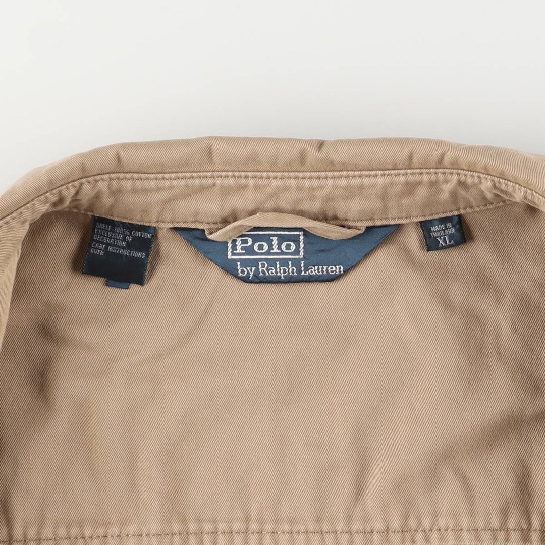 Ralph Lauren POLO by Ralph Lauren Swing Top Sports Jacket Men's XL cotton Beige type Vintage Second Hand