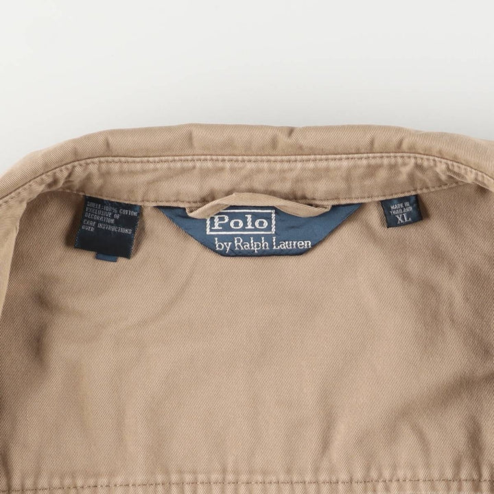 Ralph Lauren POLO by Ralph Lauren Swing Top Sports Jacket Men's XL cotton Beige type Vintage Second Hand