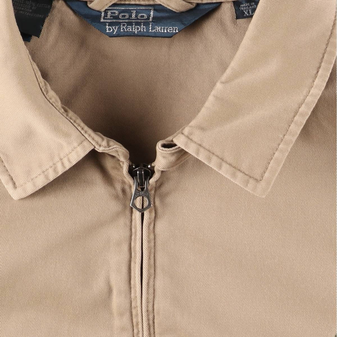 Ralph Lauren POLO by Ralph Lauren Swing Top Sports Jacket Men's XL cotton Beige type Vintage Second Hand