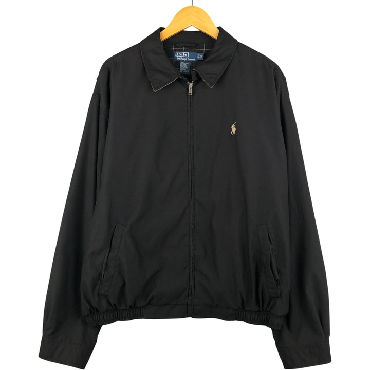 Ralph Lauren POLO by Ralph Lauren Swing Top Sports Jacket Men's XL polyester black type Vintage Second Hand