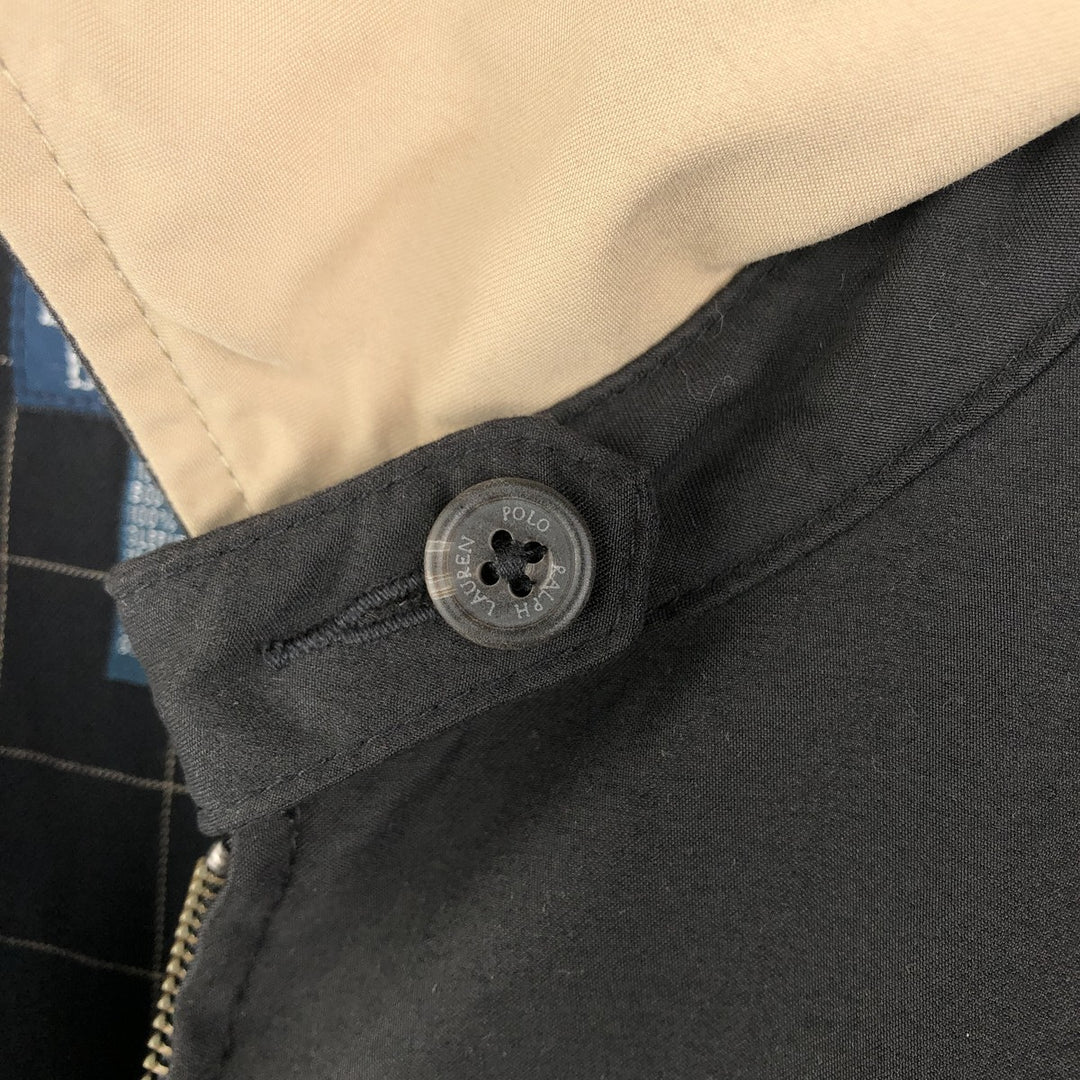 Ralph Lauren POLO by Ralph Lauren Swing Top Sports Jacket Men's XL polyester black type Vintage Second Hand