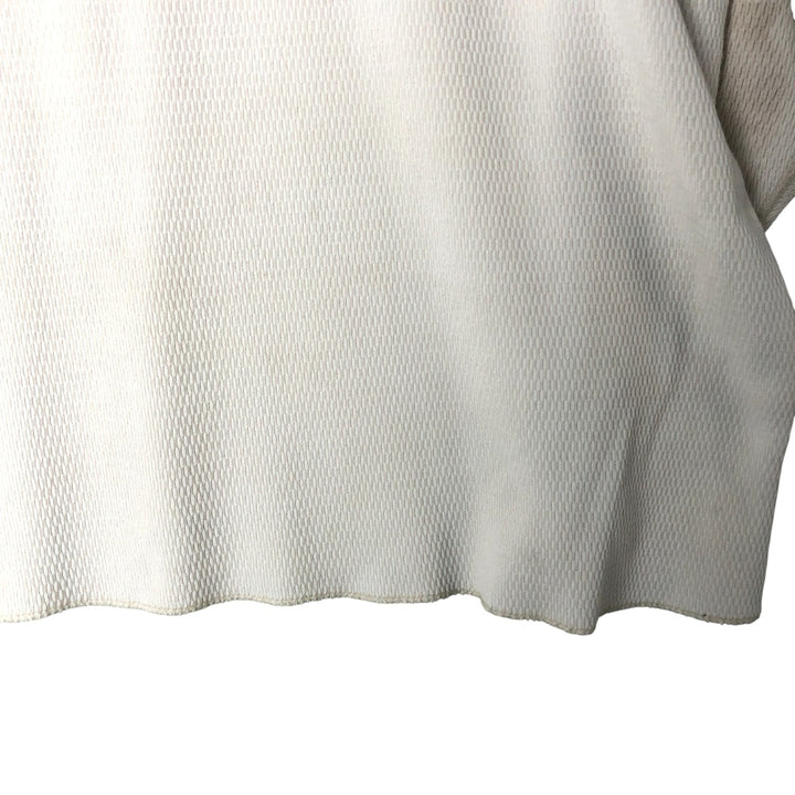 Oversized 90'S Carhartt Thermal Long T-shirt, Honeycomb, Made in USA, Men's XXXXL, Vintage cotton white type Vintage Second Hand