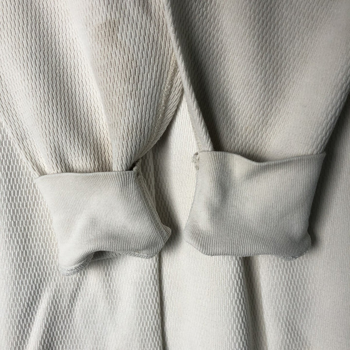 Oversized 90'S Carhartt Thermal Long T-shirt, Honeycomb, Made in USA, Men's XXXXL, Vintage cotton white type Vintage Second Hand