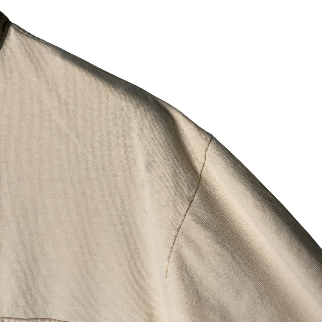 Vintage 90'S Ralph Lauren POLO by Ralph Lauren Henley-neck long-sleeved T-shirt, size M, men's. cotton Beige type Vintage Second Hand