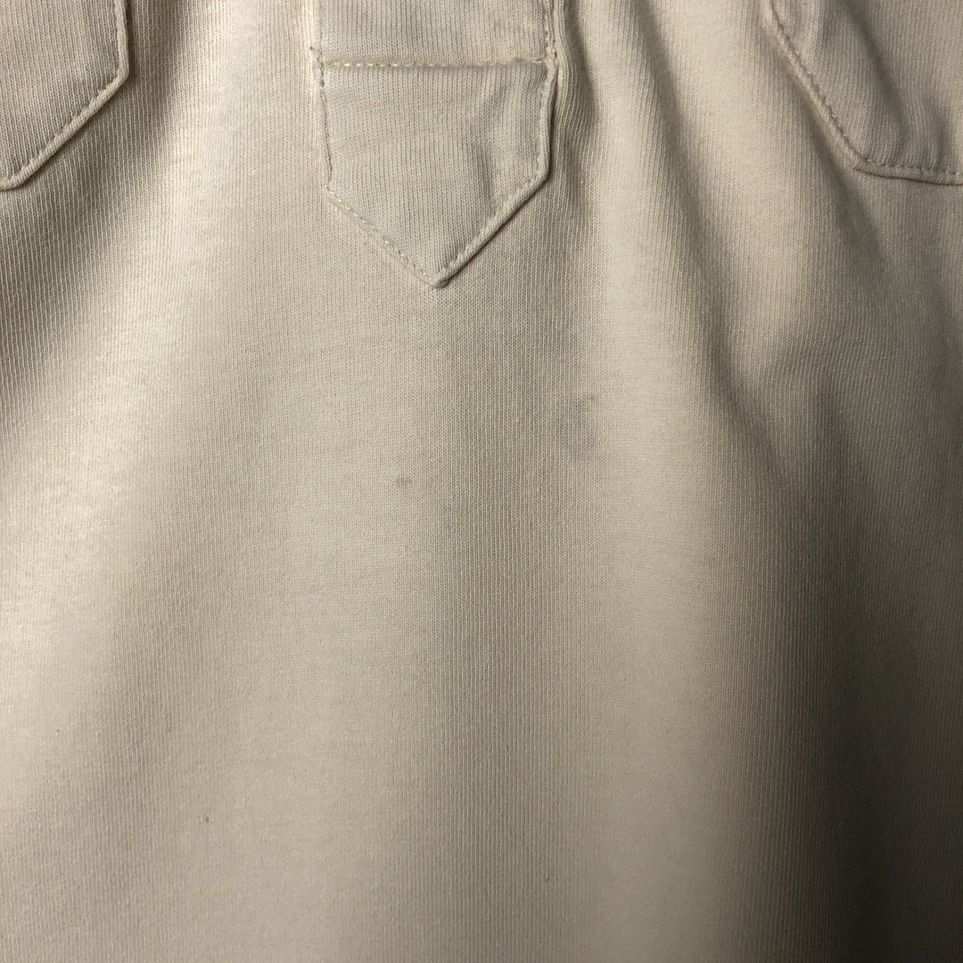 Vintage 90'S Ralph Lauren POLO by Ralph Lauren Henley-neck long-sleeved T-shirt, size M, men's. cotton Beige type Vintage Second Hand