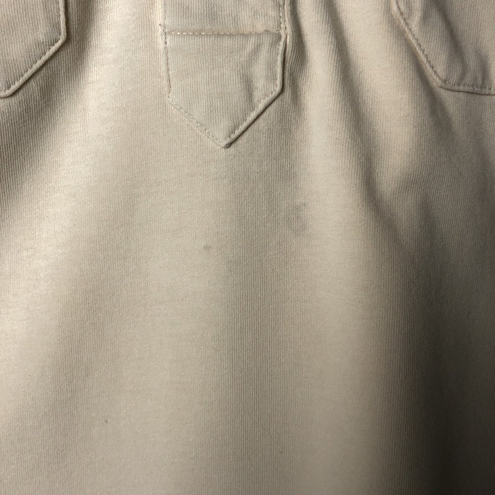 Vintage 90'S Ralph Lauren POLO by Ralph Lauren Henley-neck long-sleeved T-shirt, size M, men's. cotton Beige type Vintage Second Hand