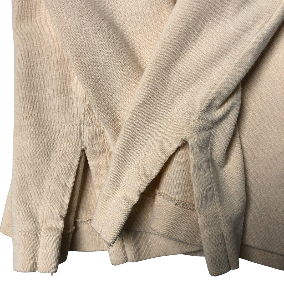 Vintage 90'S Ralph Lauren POLO by Ralph Lauren Henley-neck long-sleeved T-shirt, size M, men's. cotton Beige type Vintage Second Hand