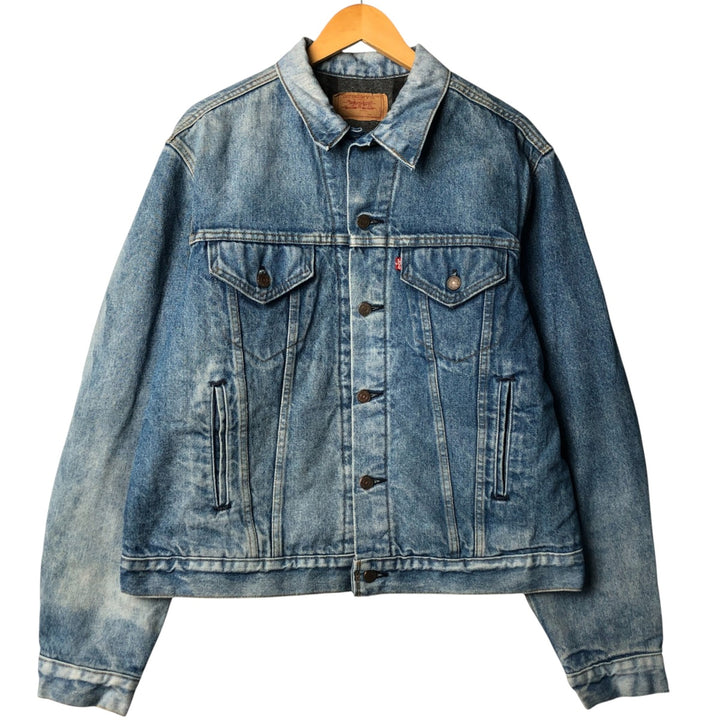 Vintage 1980'S Levi's 70609-0214 denim jacket, made in the USA, size L. unclear blue type Vintage Second Hand
