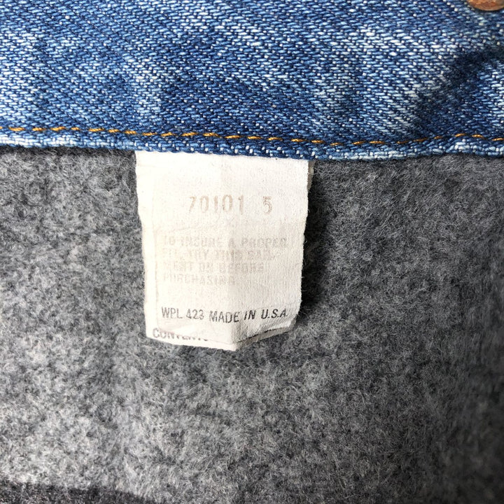 Vintage 1980'S Levi's 70609-0214 denim jacket, made in the USA, size L. unclear blue type Vintage Second Hand
