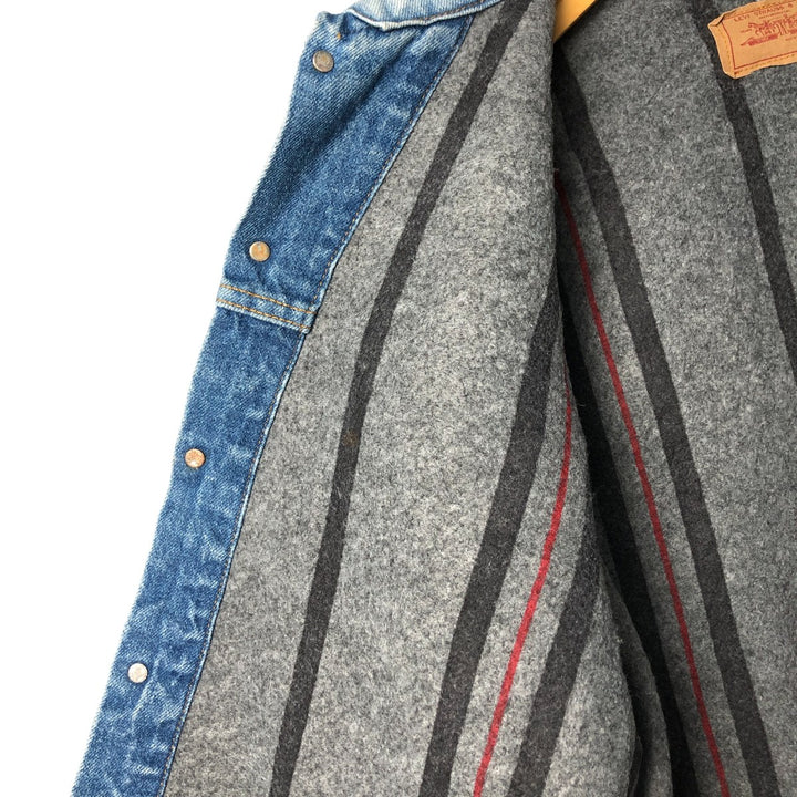 Vintage 1980'S Levi's 70609-0214 denim jacket, made in the USA, size L. unclear blue type Vintage Second Hand