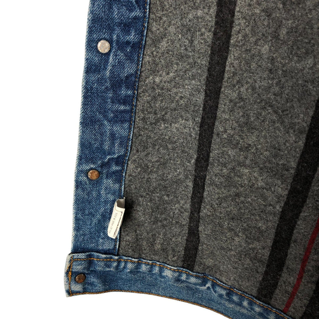 Vintage 1980'S Levi's 70609-0214 denim jacket, made in the USA, size L. unclear blue type Vintage Second Hand