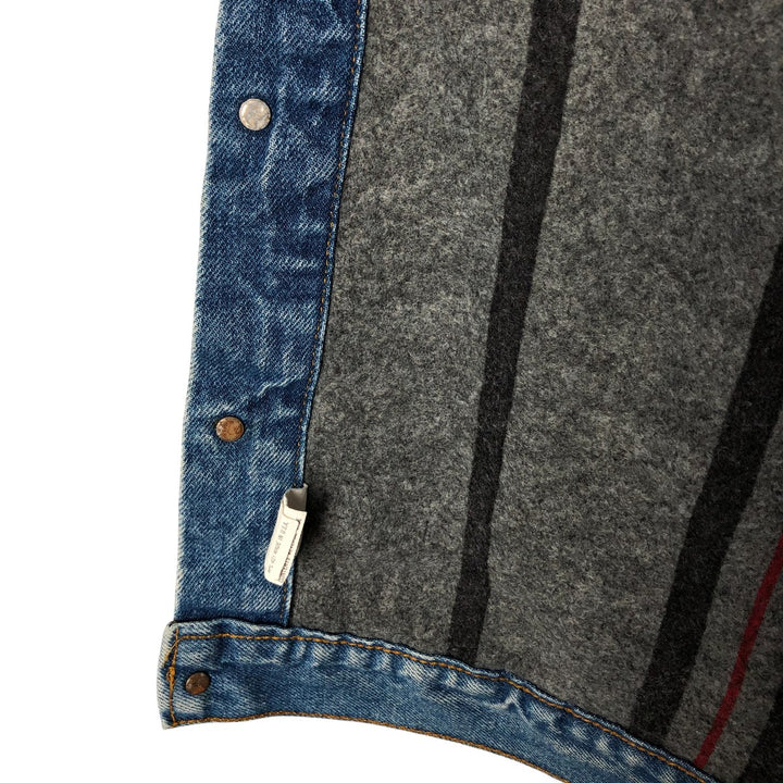 Vintage 1980'S Levi's 70609-0214 denim jacket, made in the USA, size L. unclear blue type Vintage Second Hand