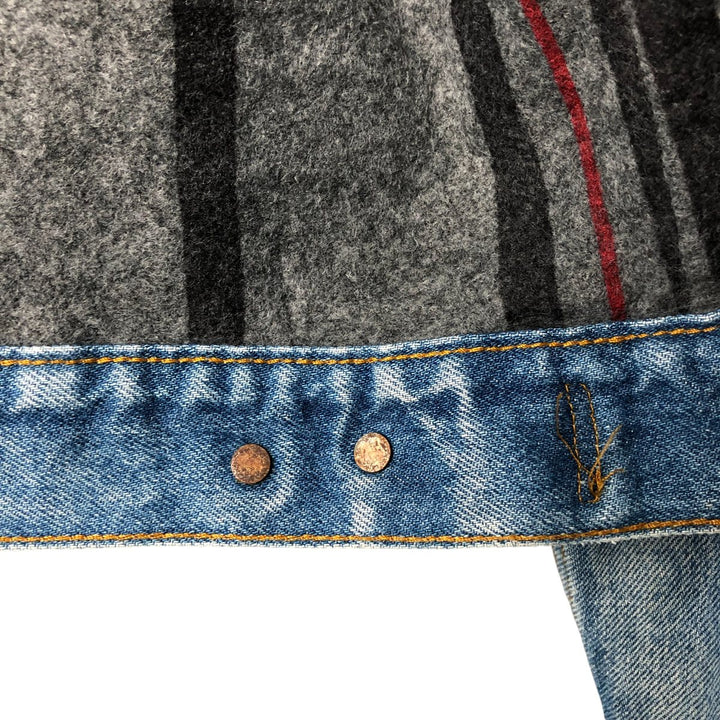 Vintage 1980'S Levi's 70609-0214 denim jacket, made in the USA, size L. unclear blue type Vintage Second Hand