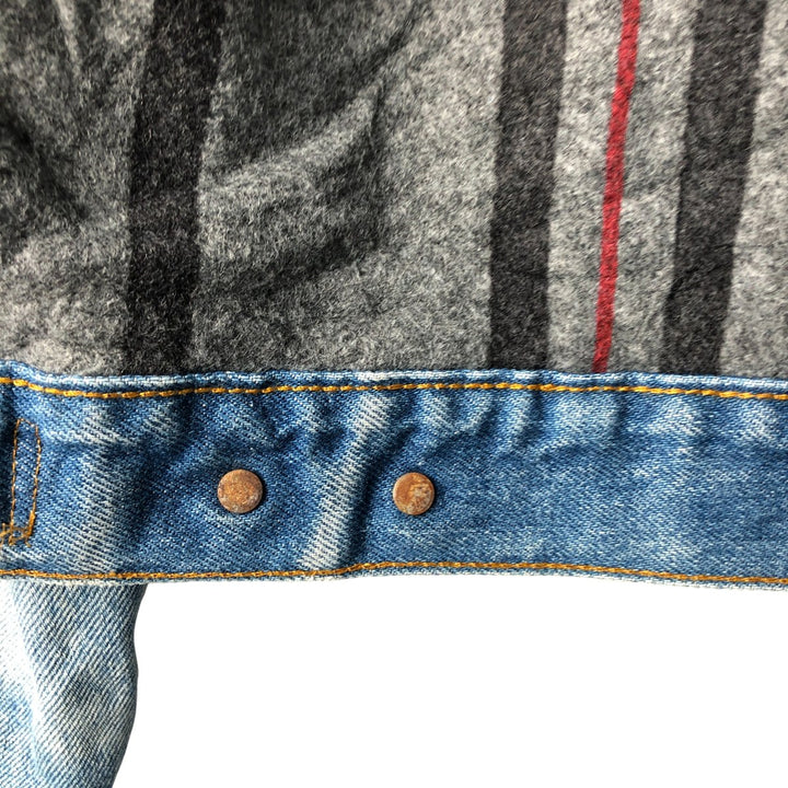 Vintage 1980'S Levi's 70609-0214 denim jacket, made in the USA, size L. unclear blue type Vintage Second Hand