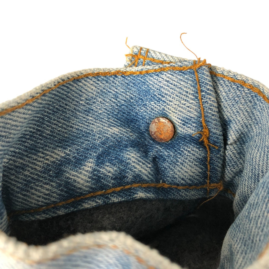 Vintage 1980'S Levi's 70609-0214 denim jacket, made in the USA, size L. unclear blue type Vintage Second Hand