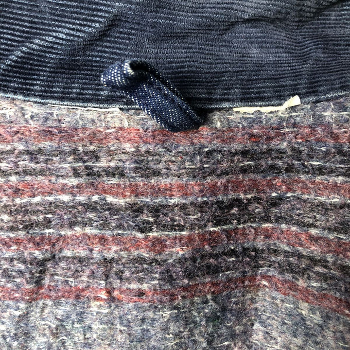 Vintage Bat-dyed Denim Coveralls, Men's Size L unclear blue type Vintage Second Hand