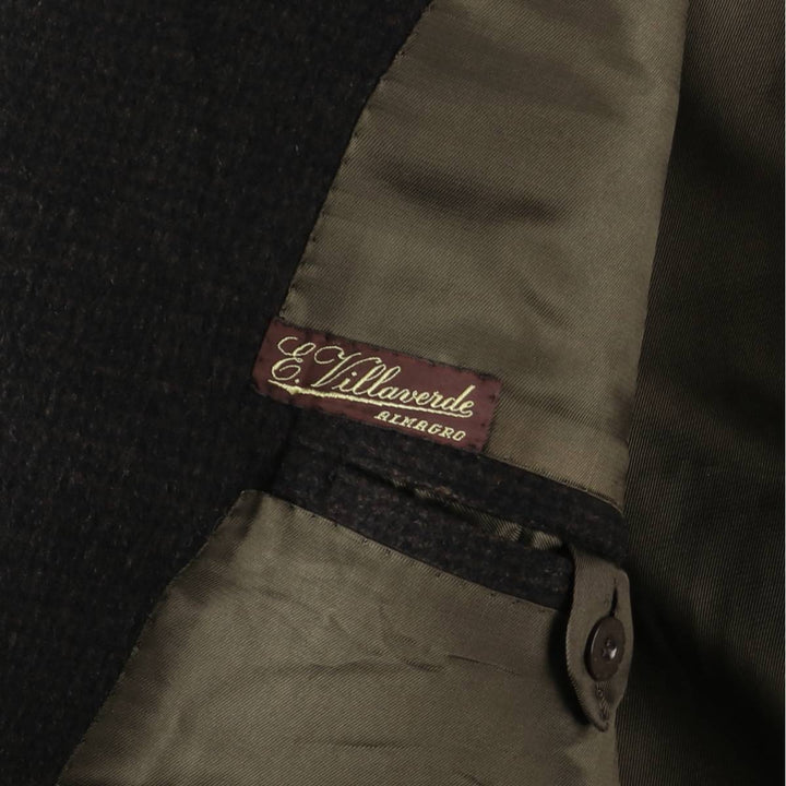 Wool Chesterfield Coat, Men's Size XL unclear black type Vintage Second Hand