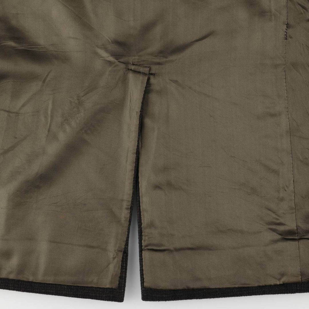 Wool Chesterfield Coat, Men's Size XL unclear black type Vintage Second Hand