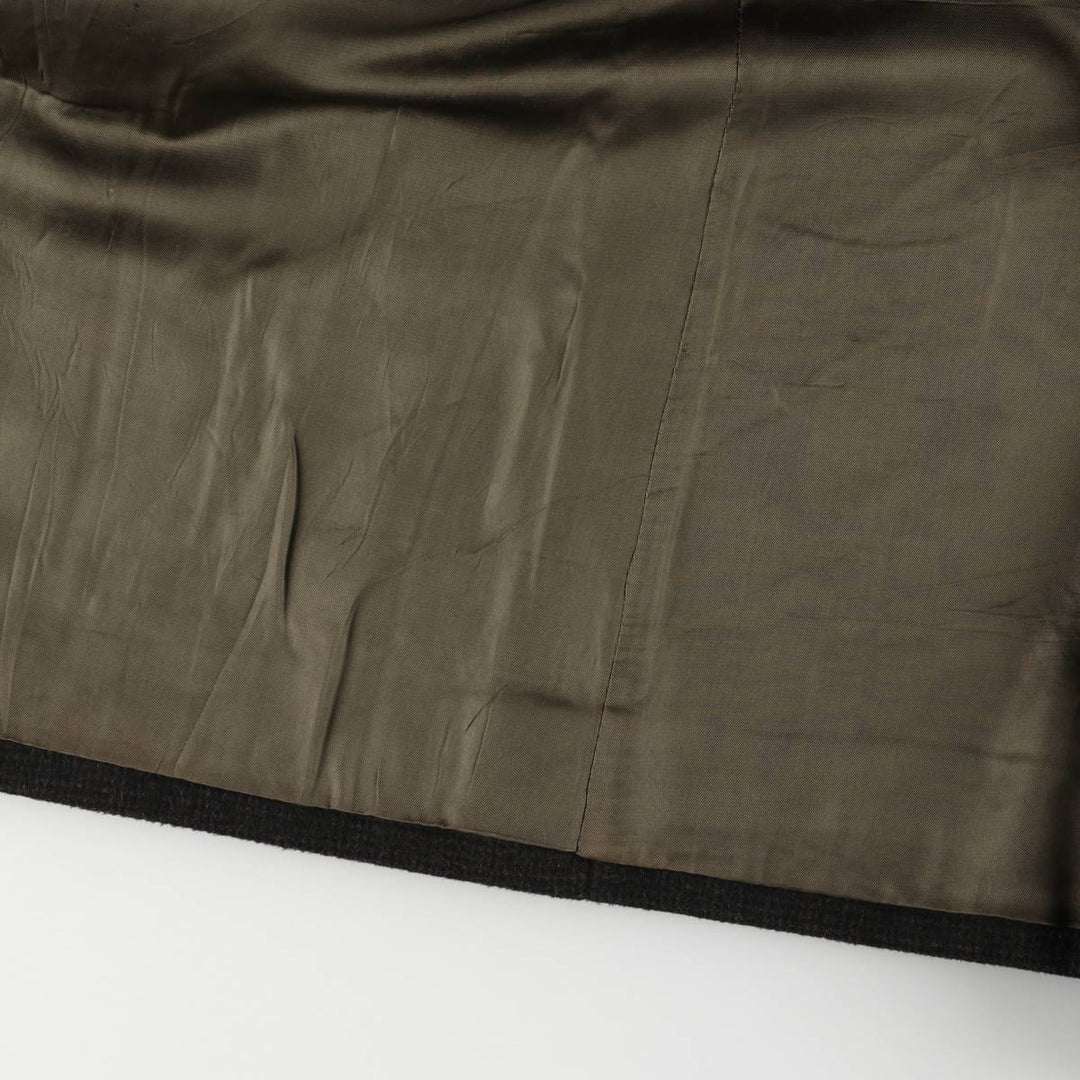 Wool Chesterfield Coat, Men's Size XL unclear black type Vintage Second Hand