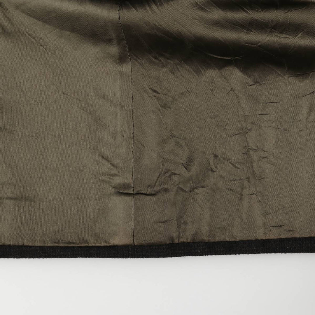 Wool Chesterfield Coat, Men's Size XL unclear black type Vintage Second Hand