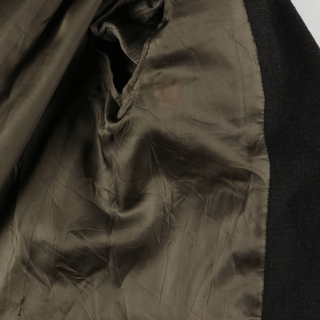 Wool Chesterfield Coat, Men's Size XL unclear black type Vintage Second Hand