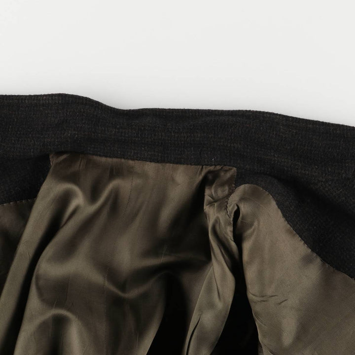 Wool Chesterfield Coat, Men's Size XL unclear black type Vintage Second Hand