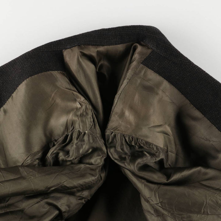 Wool Chesterfield Coat, Men's Size XL unclear black type Vintage Second Hand